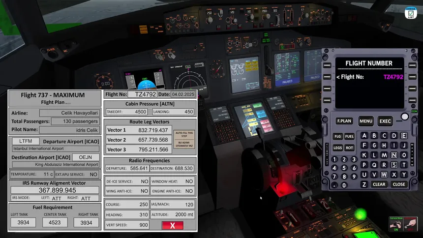 Скриншот 4 к игре Flight 737 - MAXIMUM