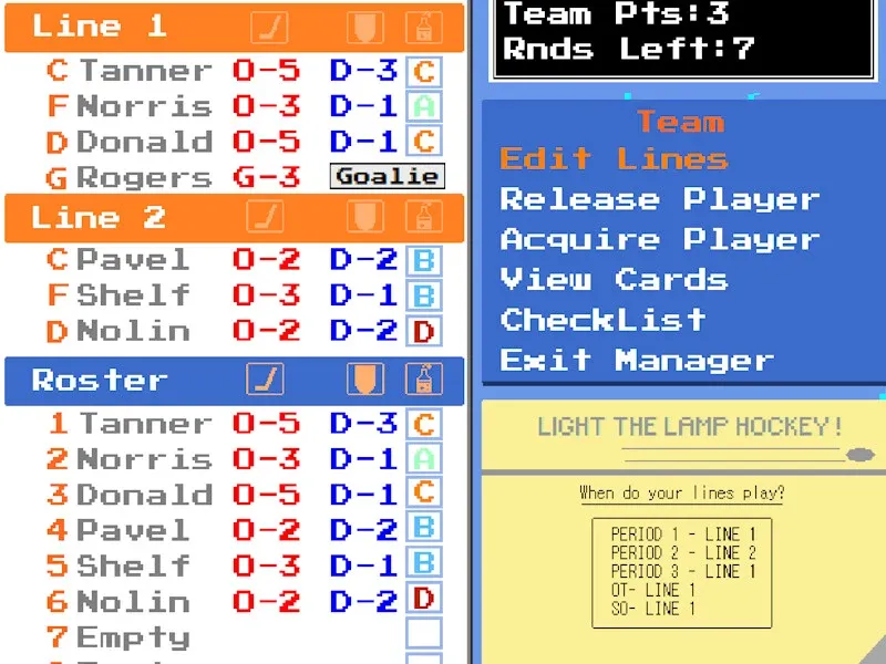 Скриншот 6 к игре Light The Lamp Hockey