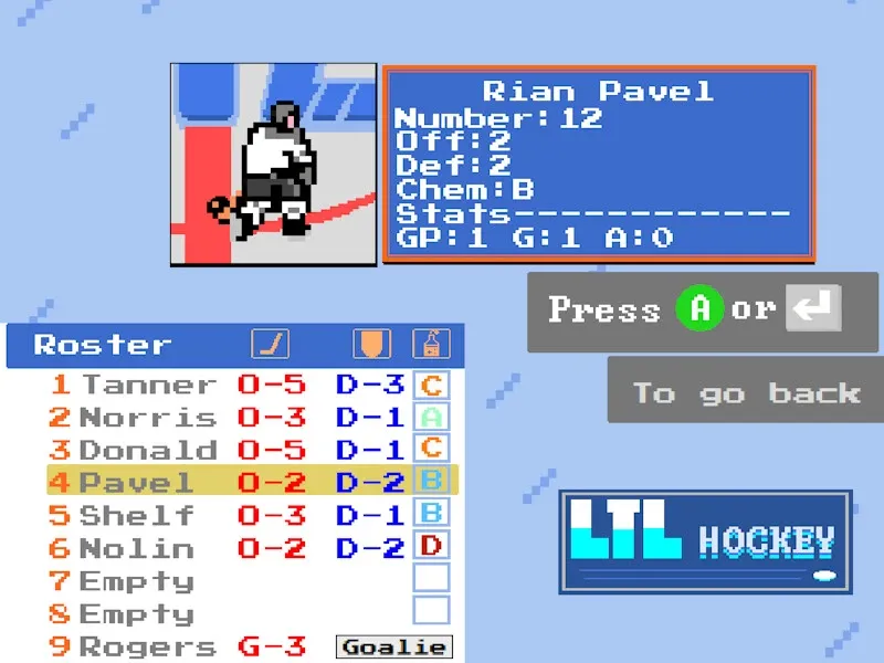 Скриншот 7 к игре Light The Lamp Hockey