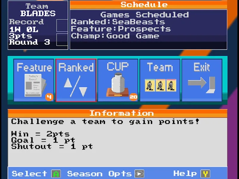 Скриншот 8 к игре Light The Lamp Hockey