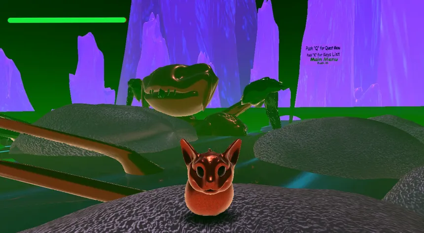 Скриншот 1 к игре Hoverkitty: Hoververse