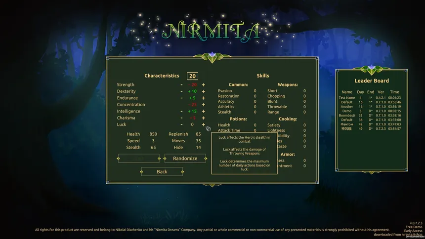 Скриншот 5 к игре Nirmita: The Fantasy Survival RPG