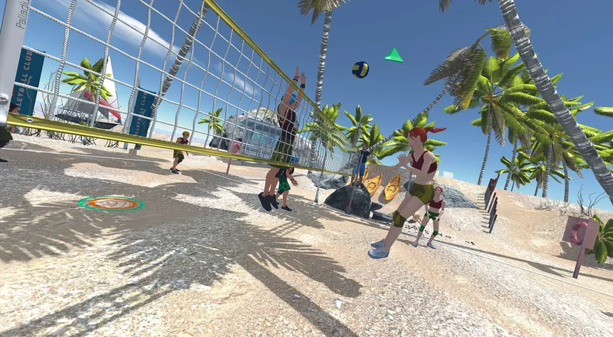 Скриншот 1 к игре Highline Volleyball VR