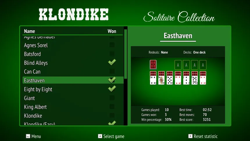 Скриншот 1 к игре Klondike Solitaire Collection
