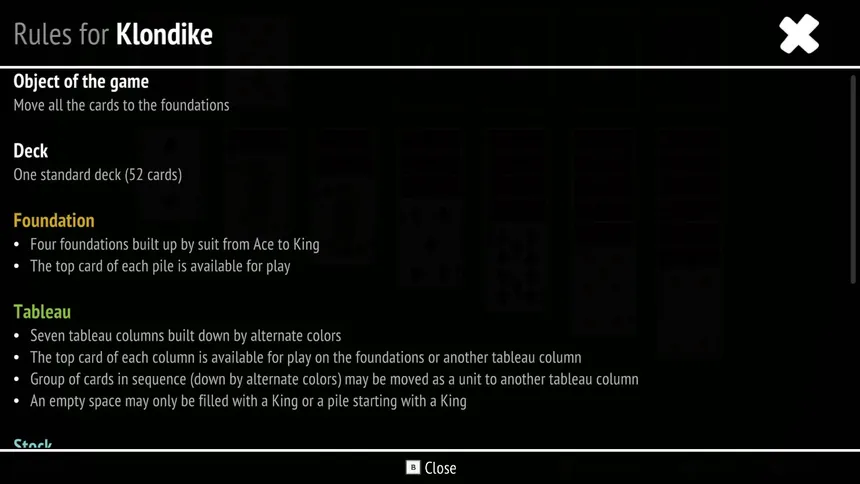 Скриншот 3 к игре Klondike Solitaire Collection