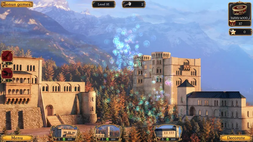 Скриншот 6 к игре Jewel Match Origins 2 - Bavarian Palace Collector's Edition