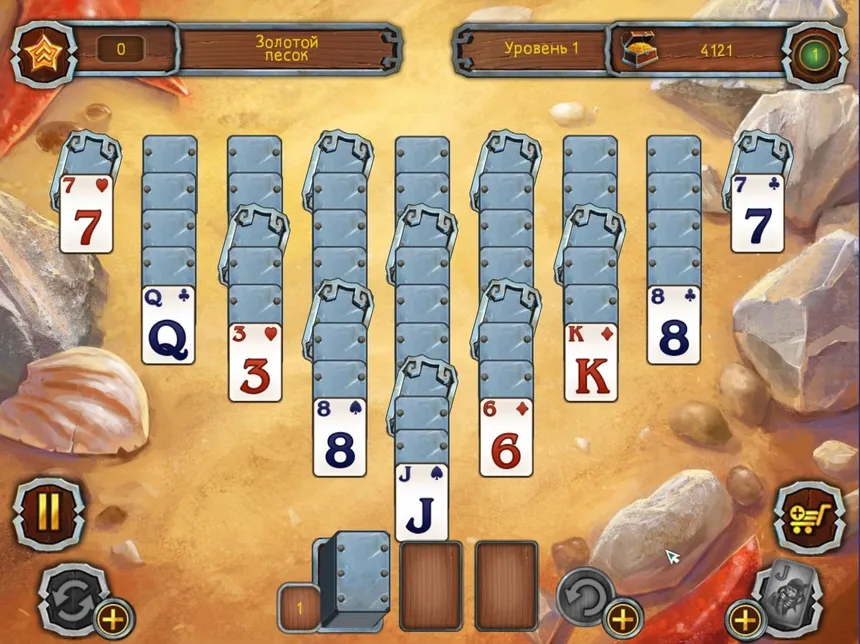 Скриншот 1 к игре Pirate's Solitaire