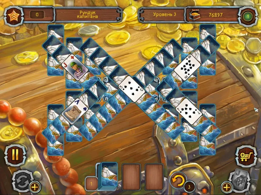 Скриншот 4 к игре Pirate's Solitaire