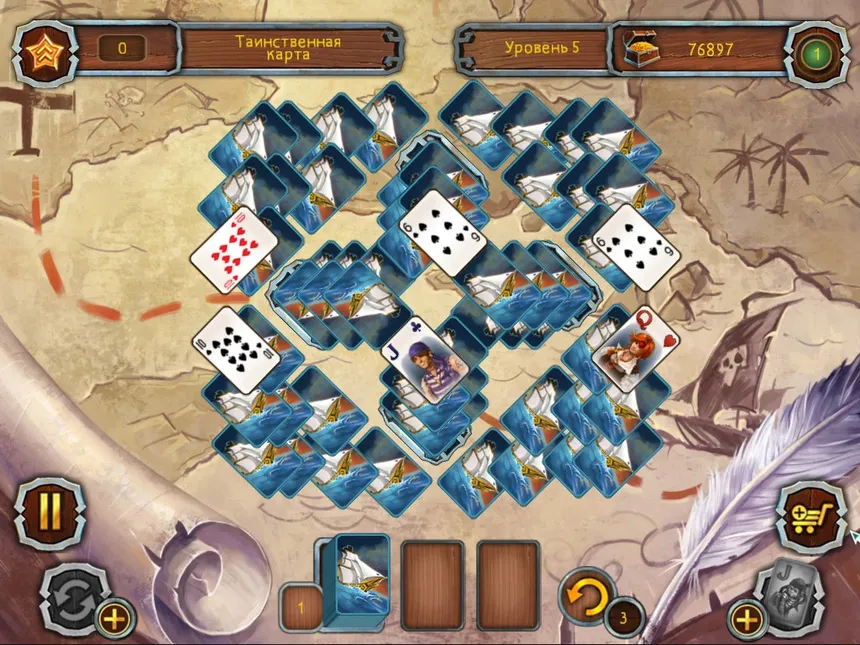 Скриншот 5 к игре Pirate's Solitaire