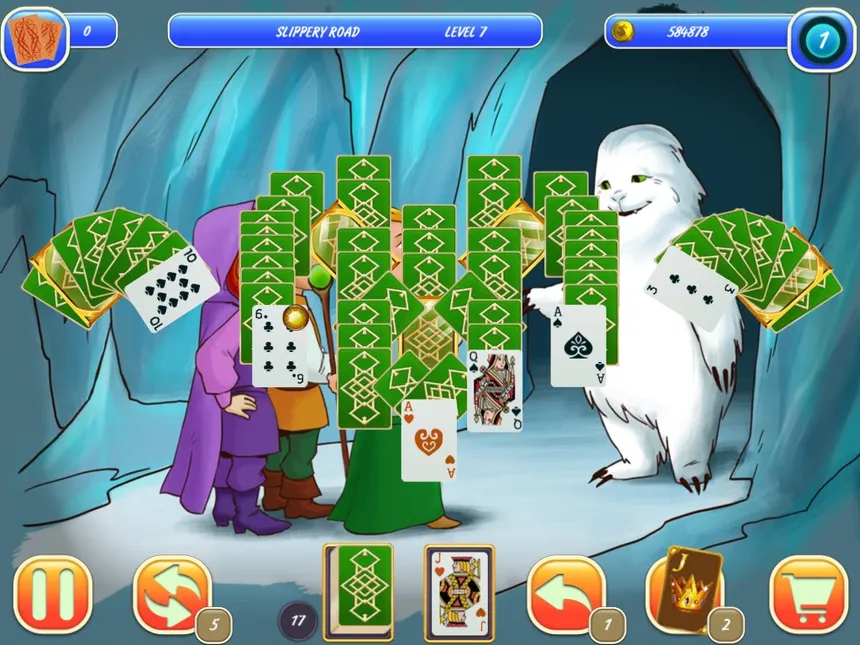 Скриншот 3 к игре Gnomes Solitaire