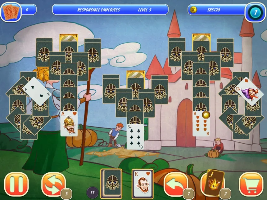Скриншот 5 к игре Gnomes Solitaire