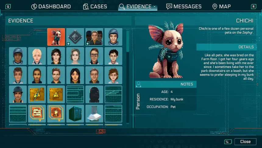 Скриншот 2 к игре Between Horizons – A Sci-Fi Detective Adventure