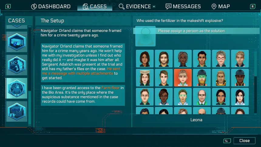 Скриншот 7 к игре Between Horizons – A Sci-Fi Detective Adventure