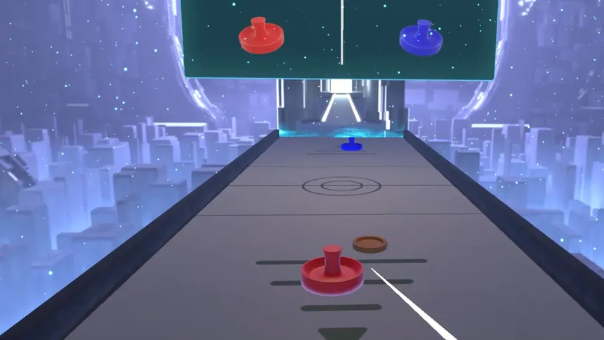 Скриншот 2 к игре VR AirHockey / VR エアホッケー