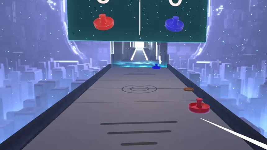 Скриншот 4 к игре VR AirHockey / VR エアホッケー