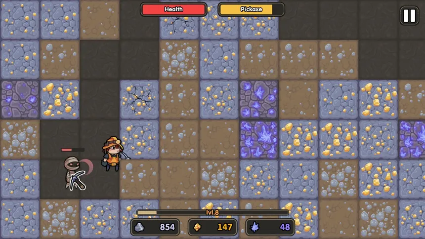 Скриншот 3 к игре Golden Mine Pickaxe 2: Mummy Tombs