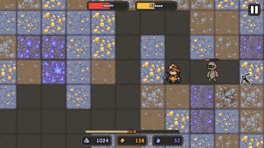Скриншот 5 к игре Golden Mine Pickaxe 2: Mummy Tombs