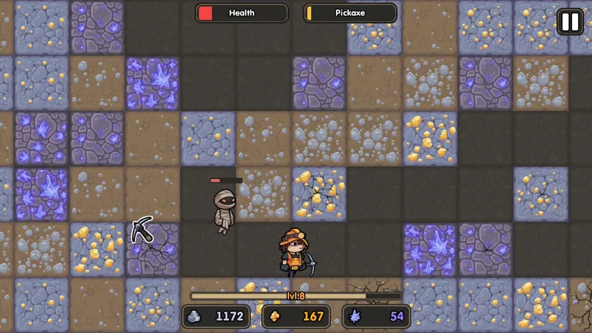 Скриншот 6 к игре Golden Mine Pickaxe 2: Mummy Tombs