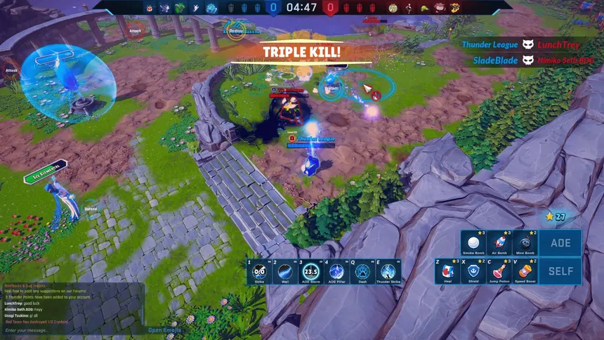 Скриншот 1 к игре Thunder League Online
