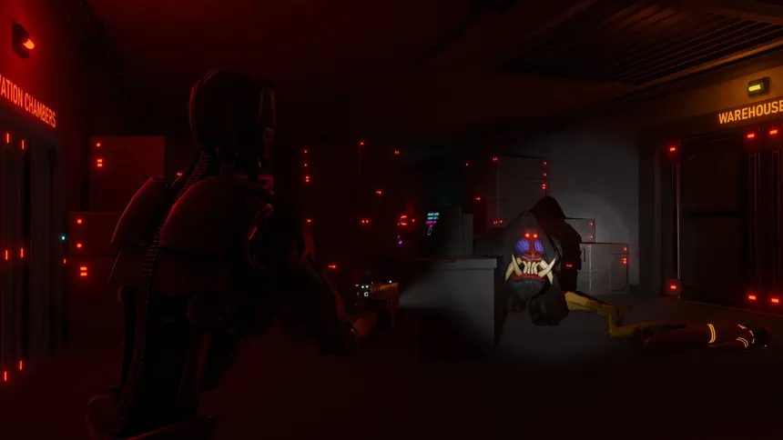 Скриншот 1 к игре Escape From Mandrillia: Local Asymmetric VR+PC