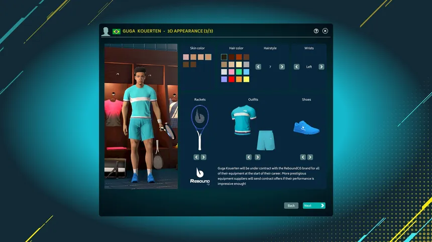 Скриншот 4 к игре Tennis Manager 2022