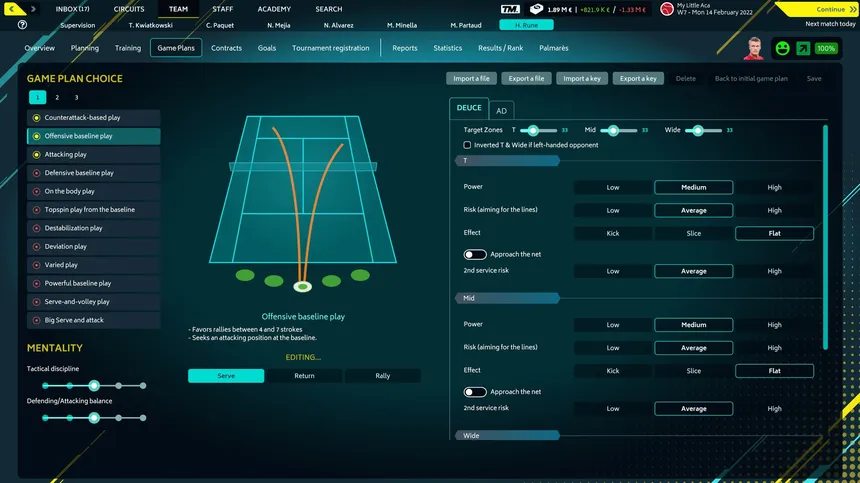 Скриншот 7 к игре Tennis Manager 2022