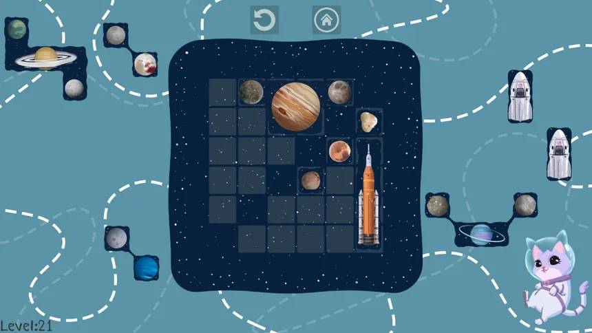 Скриншот 1 к игре Astrocat: Milky Way Journey