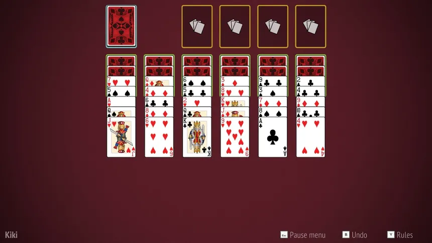 Скриншот 4 к игре Spider Solitaire Collection