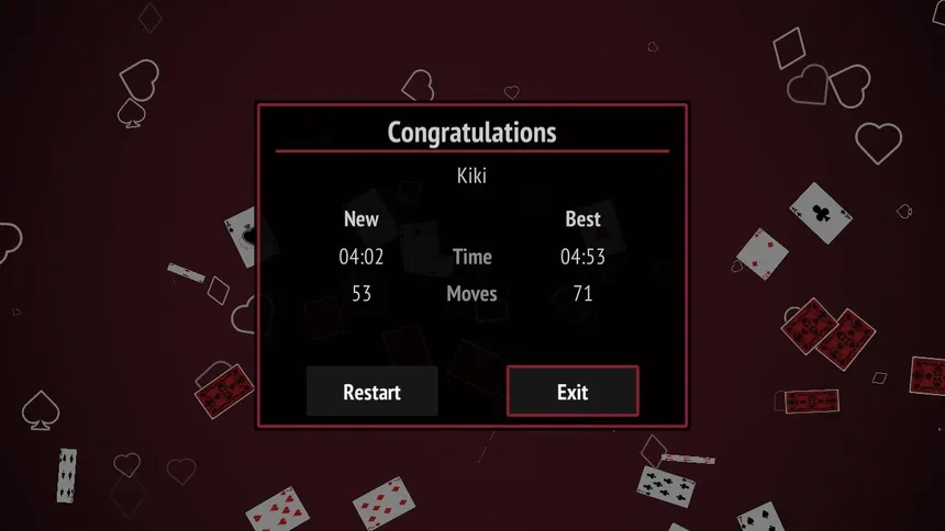 Скриншот 5 к игре Spider Solitaire Collection