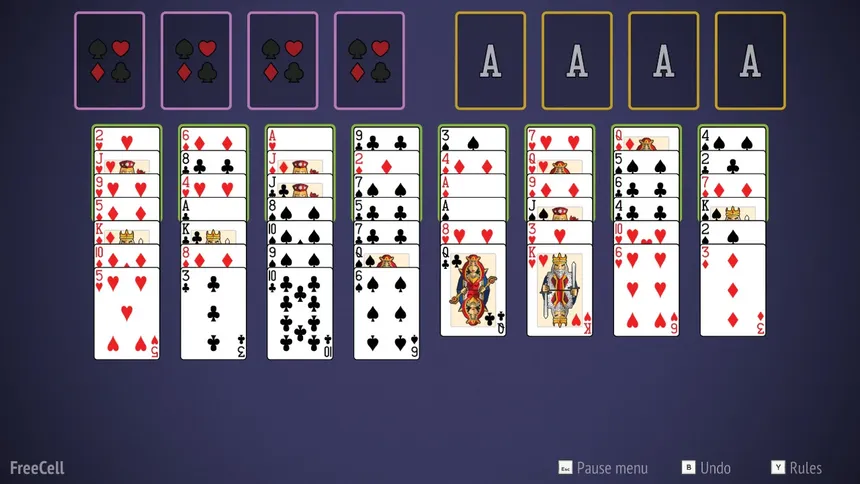 Скриншот 2 к игре FreeCell Solitaire Collection