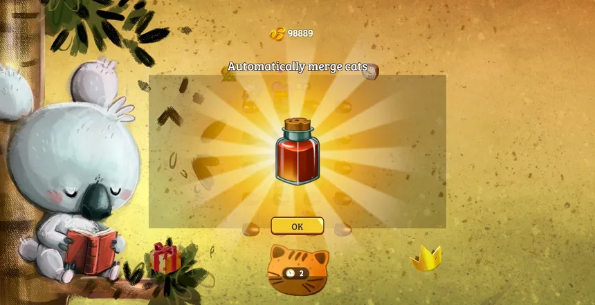 Скриншот 2 к игре Merge Cats - Idle Game