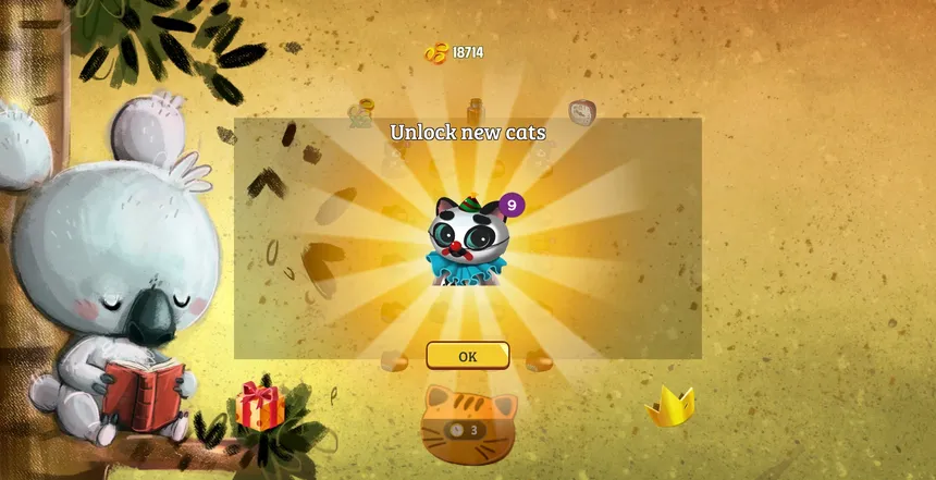 Скриншот 4 к игре Merge Cats - Idle Game