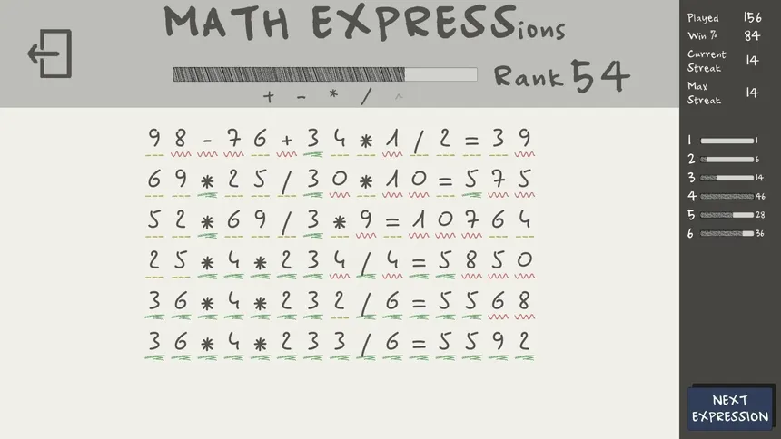 Скриншот 4 к игре MATH EXPRESSions