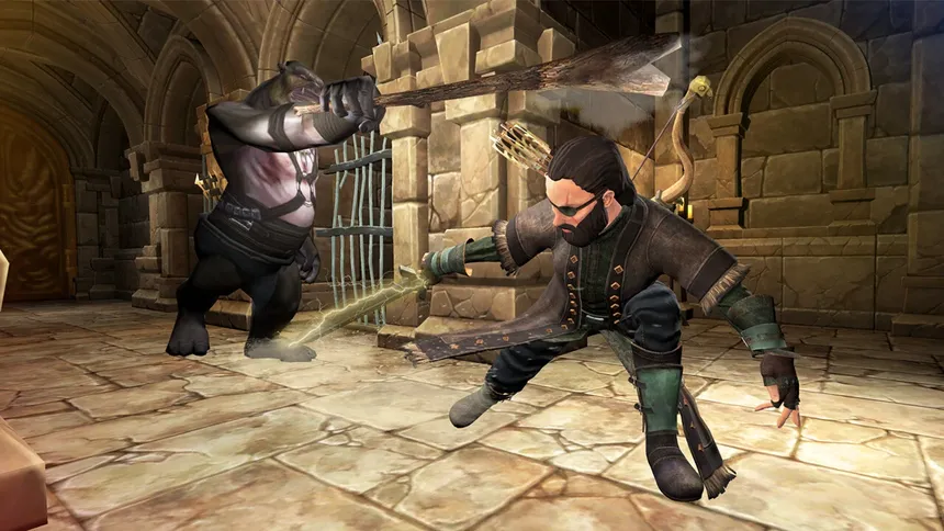 Скриншот 5 к игре Outcasts of Dungeon:Epic Magic World Fight Rogue Game Simulator