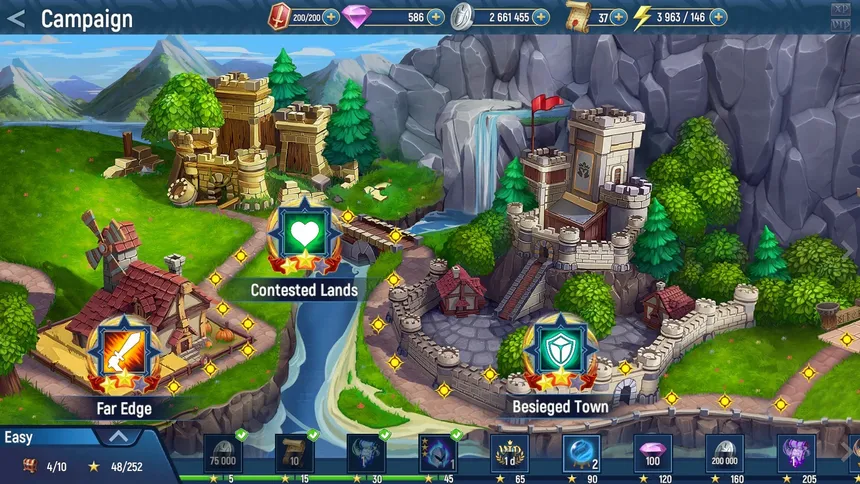 Скриншот 4 к игре Warlords: Age of Shadow Magic Tactical Action RPG