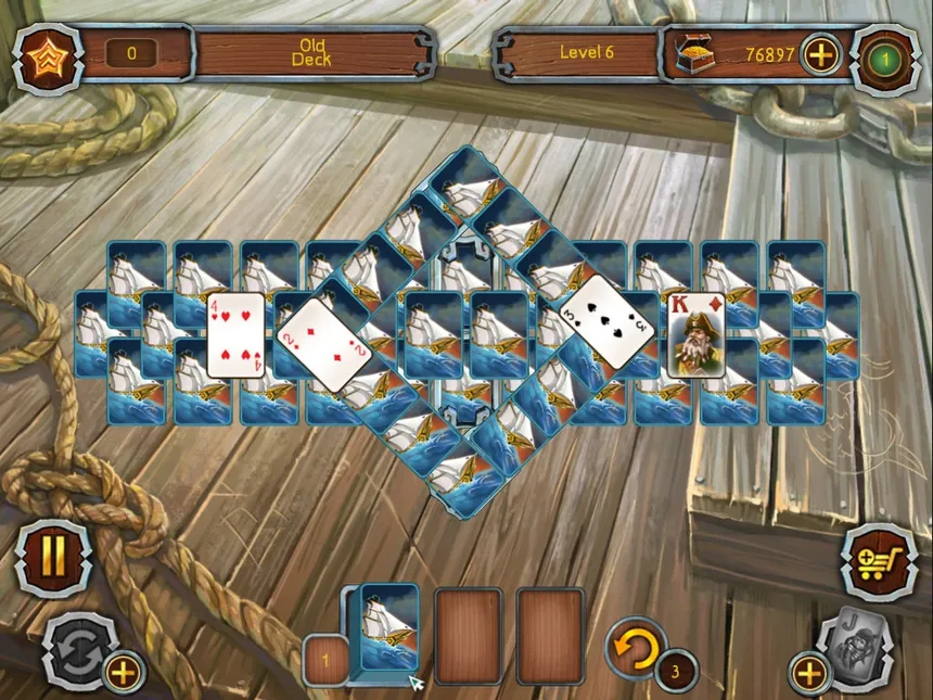 Скриншот 1 к игре Pirate Solitaire 2