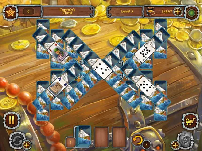 Скриншот 2 к игре Pirate Solitaire 2