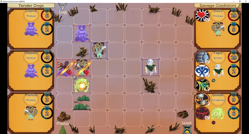 Скриншот 1 к игре Diamond Hands Arena