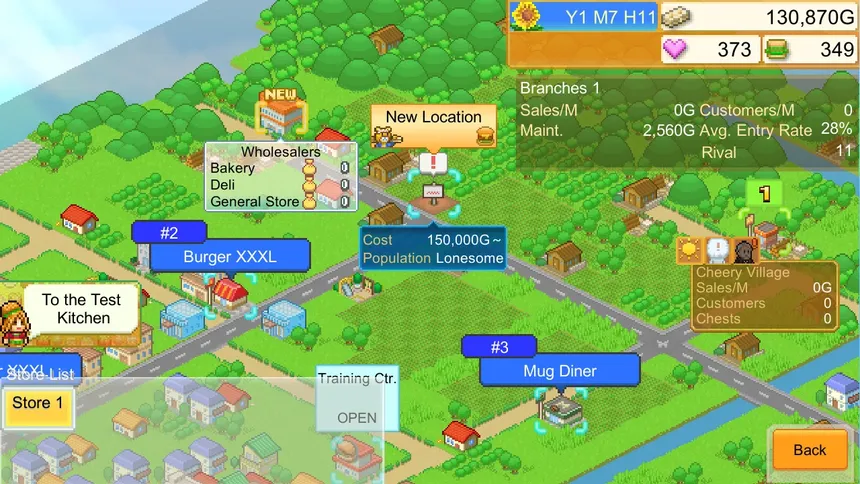 Скриншот 3 к игре Burger Bistro Story