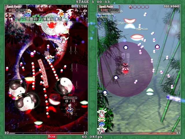 Скриншот 3 к игре 東方花映塚 ～ Phantasmagoria of Flower View.