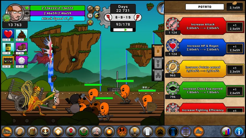 Скриншот 2 к игре Farmer Against Potatoes Idle