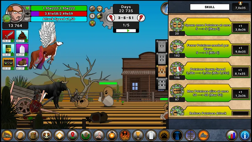 Скриншот 3 к игре Farmer Against Potatoes Idle