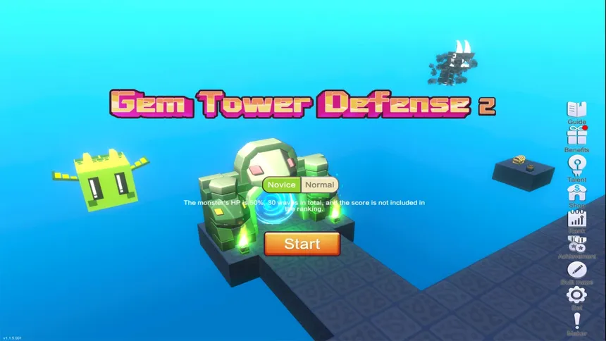 Скриншот 1 к игре Gem Tower Defense 2