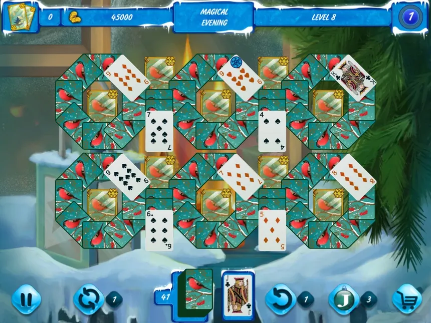 Скриншот 2 к игре Solitaire Jack Frost Winter Adventures 3