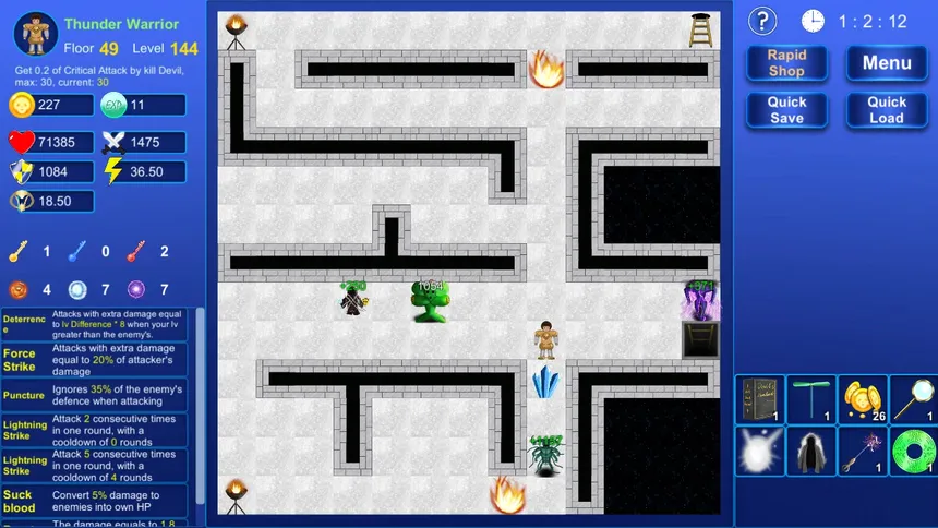 Скриншот 3 к игре Magic Tower (Destroy the Wormhole)