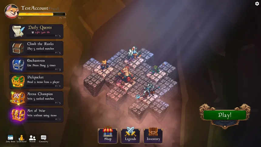 Скриншот 1 к игре Tactic Legends
