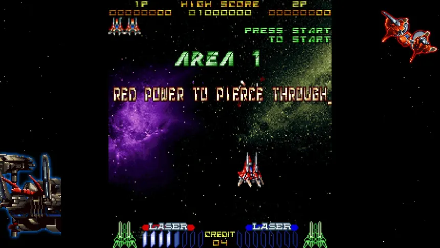 Скриншот 1 к игре Layer Section & Galactic Attack S-Tribute