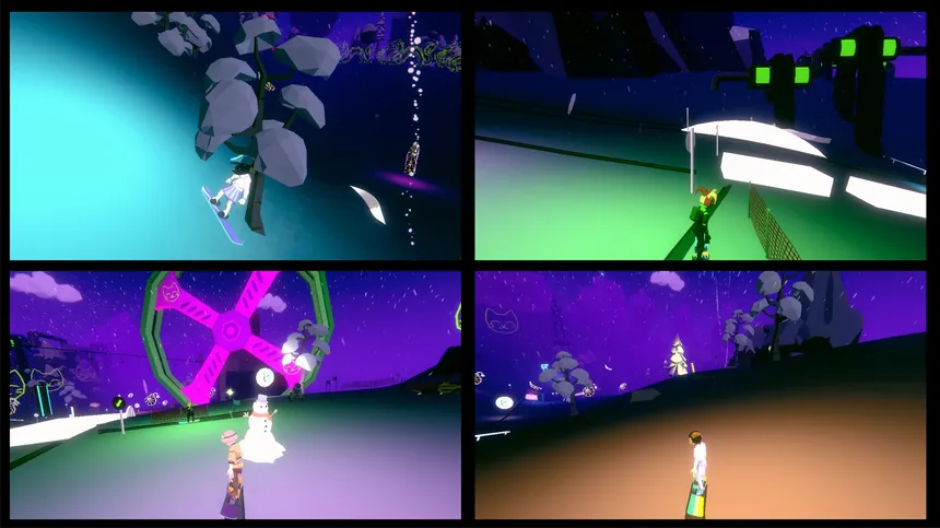 Скриншот 2 к игре GlowBoard: WinterFest