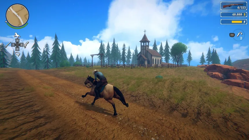 Скриншот 1 к игре Guns and Spurs 2