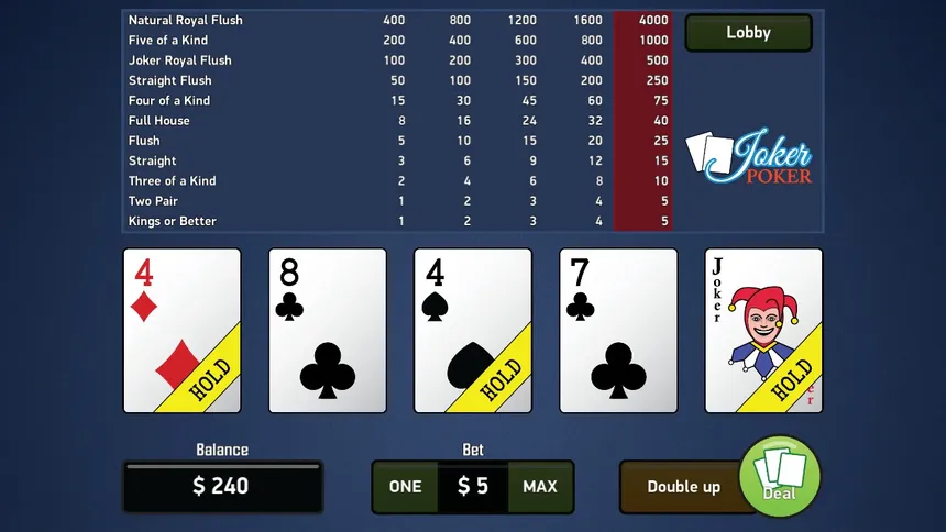 Скриншот 3 к игре Joker Poker - Video Poker